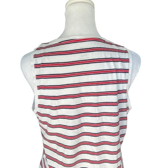 J. Crew - NWT Striped Vintage Slub Cotton Tank Top Sz M - Picture 8 of 10